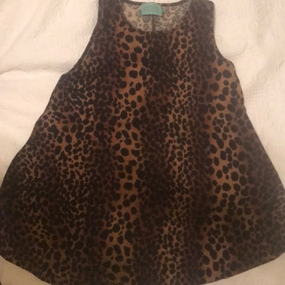 Judith march leopard print dress. Size medium.